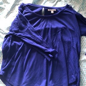 Blouse, deep blue color